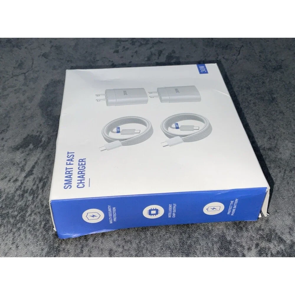 Smart Fast Charger,30W USB C Charger Type C 10 Ft Long